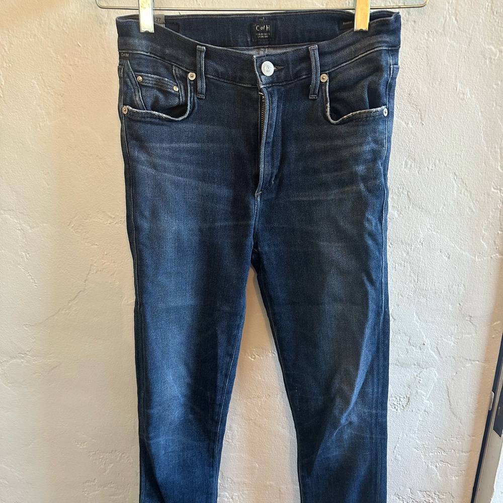 Citizens of humanity jeans size 27 rocket crop high rise skinny